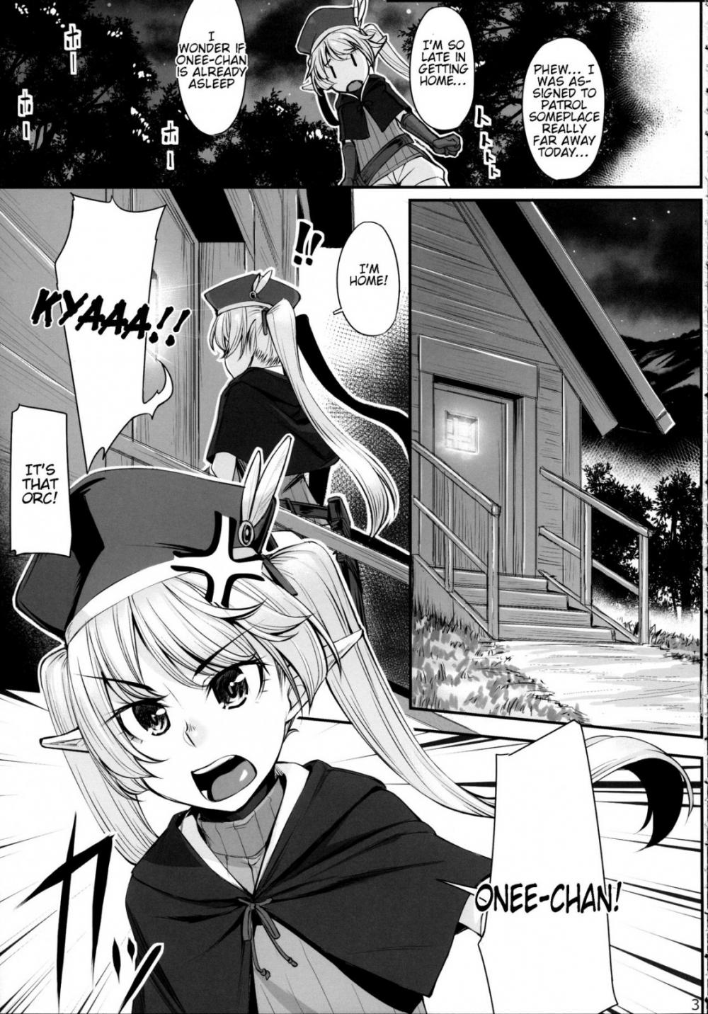 Hentai Manga Comic-Elf Sisters And The Orc-Read-4